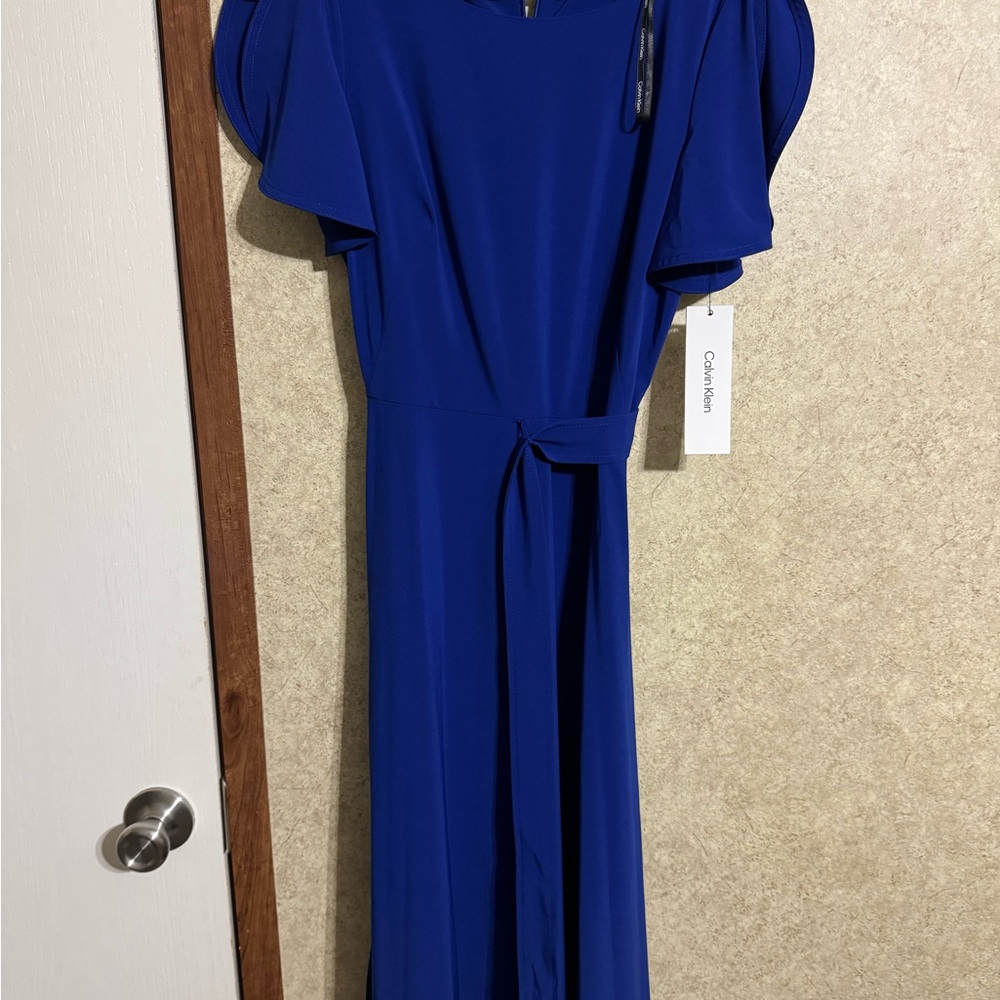 Calvin Klein Women's Blue Dress